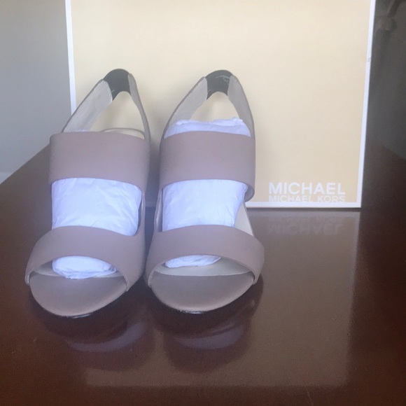 Michael Kors Shoes - MICHAEL Michael Kors Open Toe heels, NWOT!